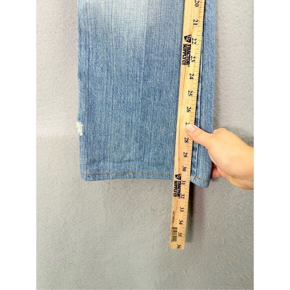 Vintage Y2K Polo Jeans Co. Ralph Lauren Low Rise Bootcut Jeans Plus Leather Belt - Picture 4 of 9